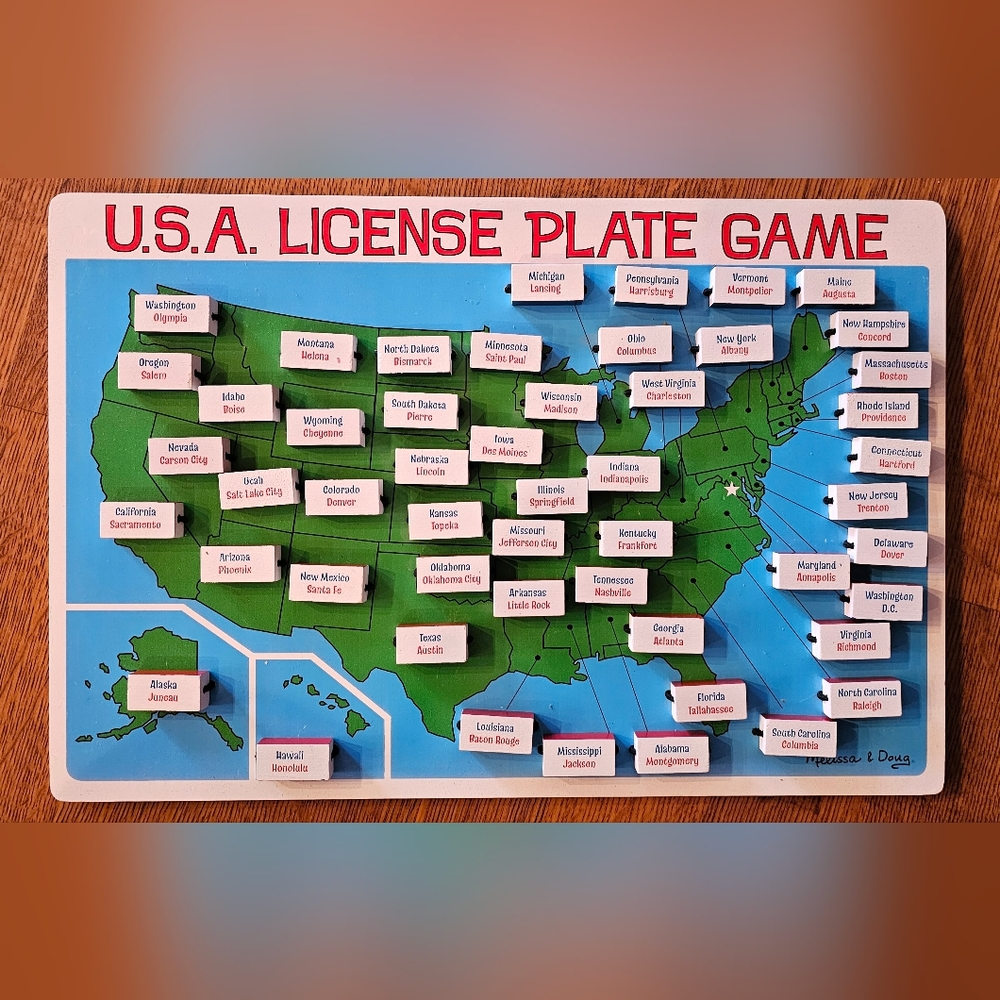 License Plate game